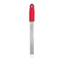 Zesty Multi - Purpose Grater for Citrus, Cheese, Spices, and More (Red)
