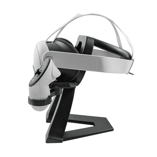 VR Headset Holder VR Accessories For Meta Quest 3 Stand Display Holder  Mount Station Space Saving for Oculus Quest Accessories