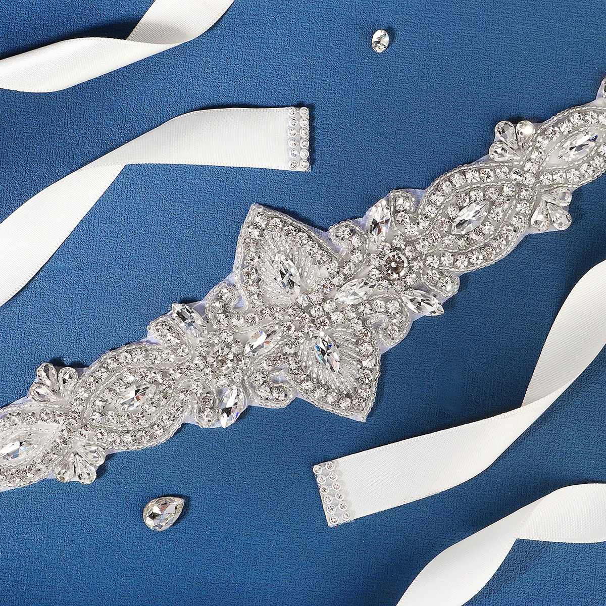 Fashion Crystal Belts for Women Rhinestone Bridal Wedding Accessories Handmade Trendy Prom Dress Belt Party Bridesmaid Gift