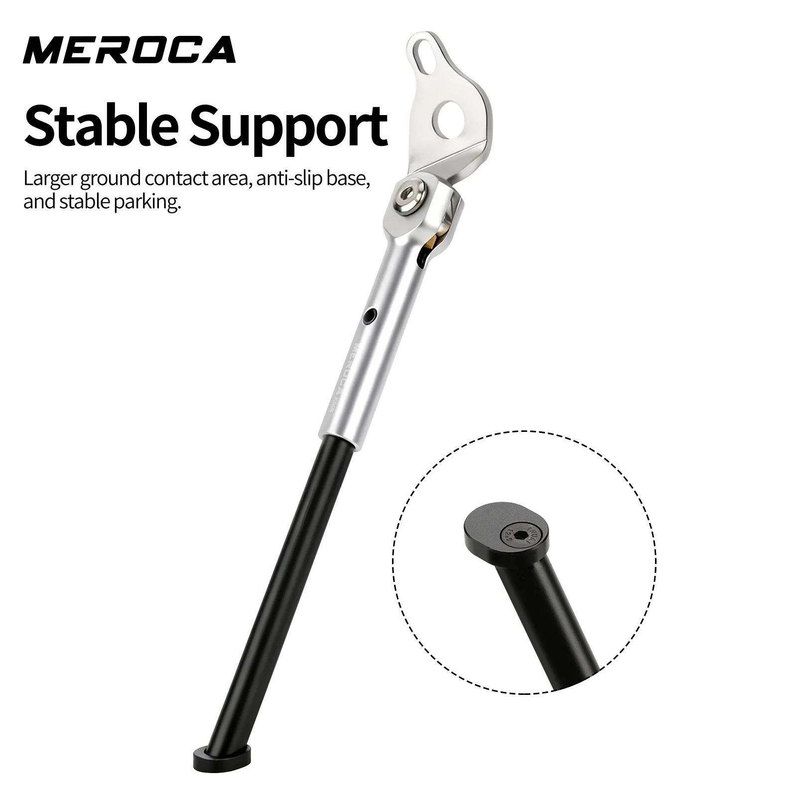 MEROCA K3 PLUS/DAHON K3용 접이식 자전거 킥스탠드 알루미늄 합금 안정적인 지지대 FNHON 16인치 특수 싱글 킥스탠드