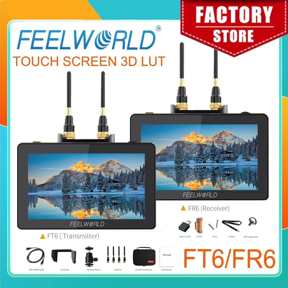 Hollyland Cosmo C1 Wireless HDMI/SDI-Videoübertragungssystem, 40ms Latenz, 300m Reichweite, 1080P 5G USB Live Stream, Drahtloses Video/Audio Bildsender Empfänger für Spiegellose DSLR Kamera