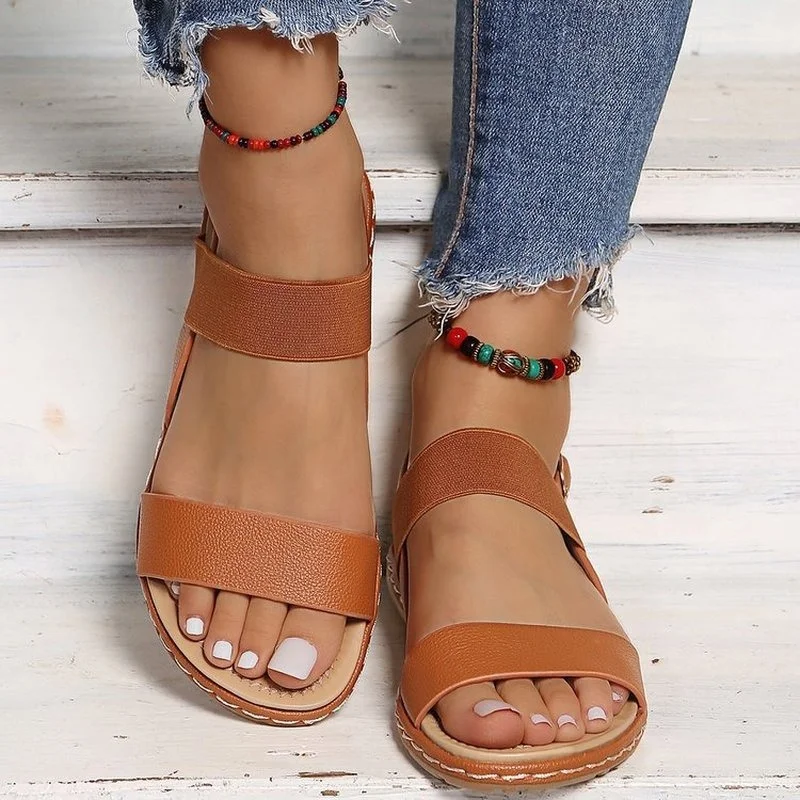 Dames Sandalen Gladiator sandals brown no leather wedge Dames Schoenen  Sandalen New Look Sandalen dance4life.com