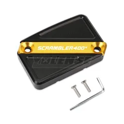 High - Performance Motorcycle CNC Front Brake Fluid Reservoir Cover (Scrambler 400X Gold)