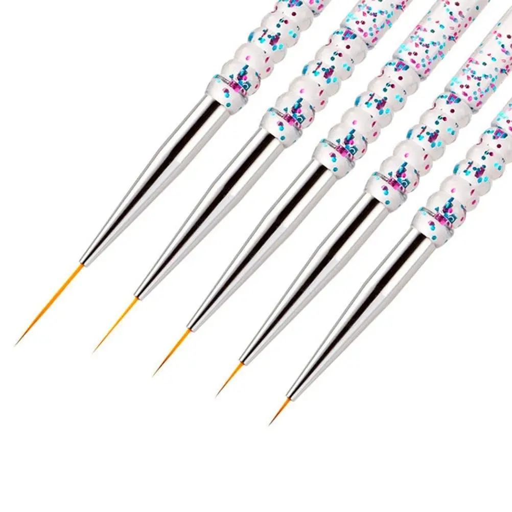 Nail Art Design Kit - Precision Dotting Tools & Liner Brushes (10-Piece Set)