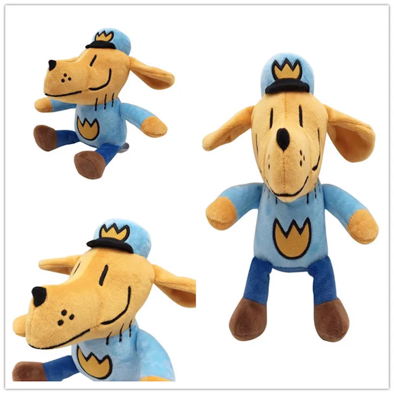 2022 New 1pcs 25cm Cute Dog Man Plush Doll Toys Soft Stuffed Dogman Animal Toy Children Kids Christmas Birthday Gifts