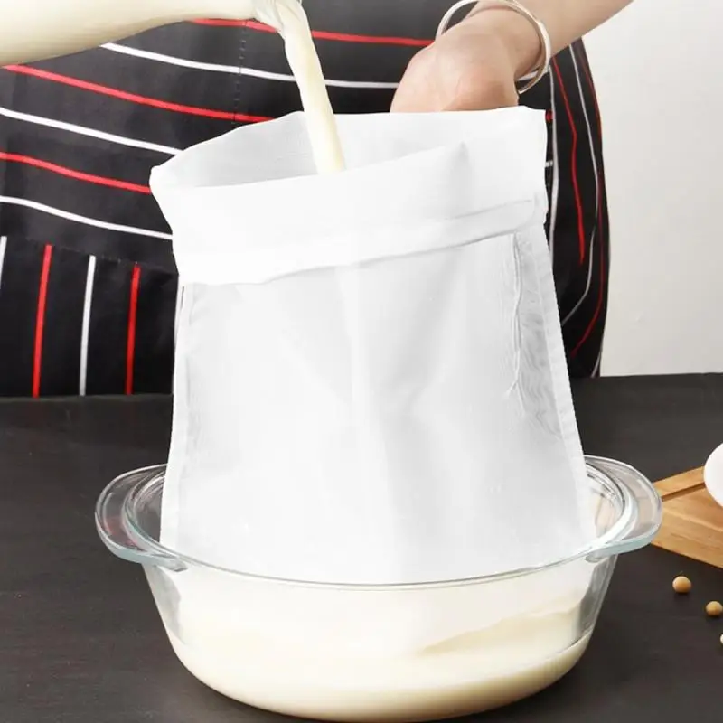 Mesh Nylon Filtro Dado Sacchetto Del Latte Rete Yogurt Tè Birra Caffè Olio Filtri Per Alimenti Maglia Colino Da Cucina Sacchetti