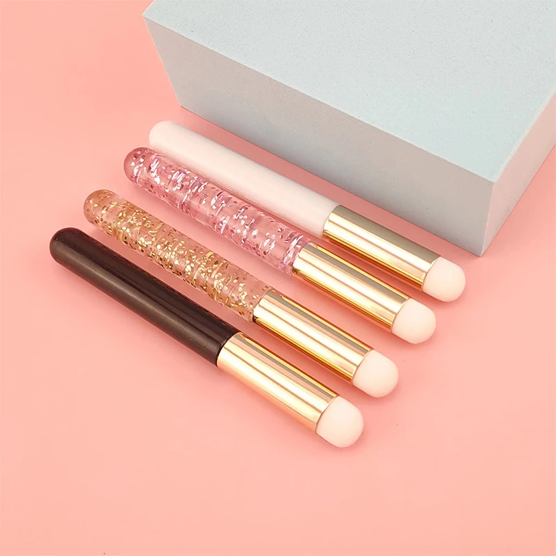 Makeup Brush 3pcs Silicone Lip Balms Lip Mask Brush With Sucker Dust Cover Lipstick Cosmetic Makeup Brushes Lipstick Brush With Storage Box