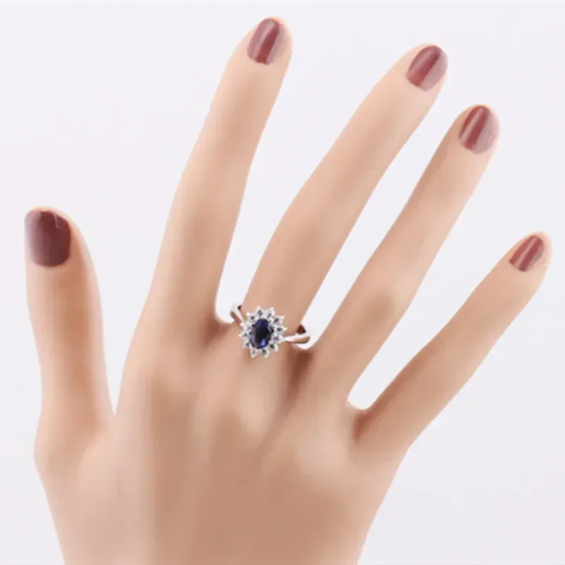 European and American Zircon Rings Luxury Fashion Jewelry Cubic Zirconia Bridal Wedding Engagement