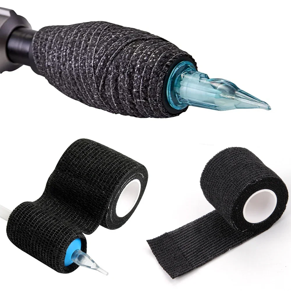 6Pcs Tattoo Disposable Bandage Sport Cover Wrap Tape Self Adhesive Elastic Bandage Tape Tattoo Permanent Makeup Accessories 3