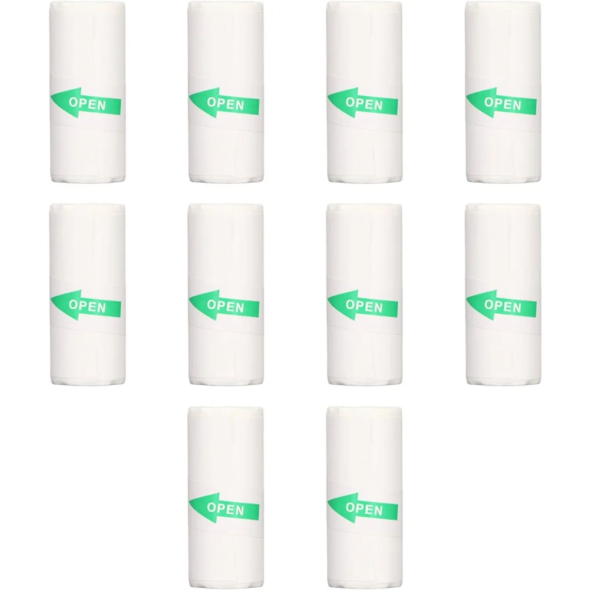 10Pcs Mini Printer Paper For peripage Self Adhesive Thermal Paper Printable Sticker Paper for Pocket Thermal Printer