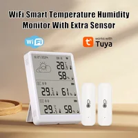 Tuya RF433 Indoor Temperature Hygrometer WiFi Thermometer Smart Life Devices Home Automation With Multiple Sensors