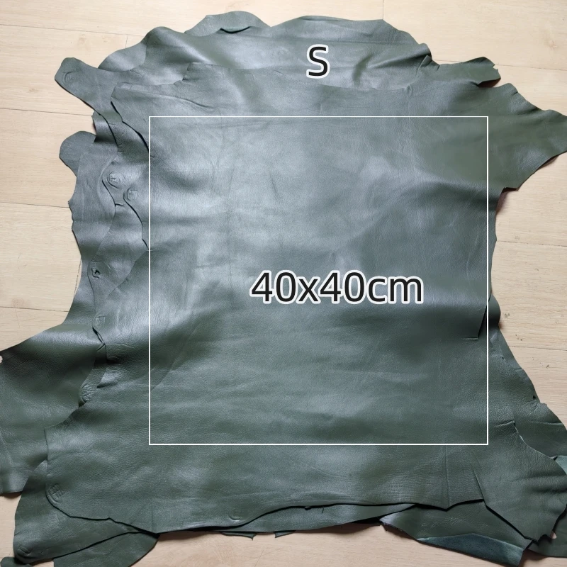 녹색 양가죽, 최상층 가죽, 진짜 가죽 원단, 수제 DIY, 가죽 의류, 가죽 스커트, 전체 양가죽, 0.7mm, 0.8mm