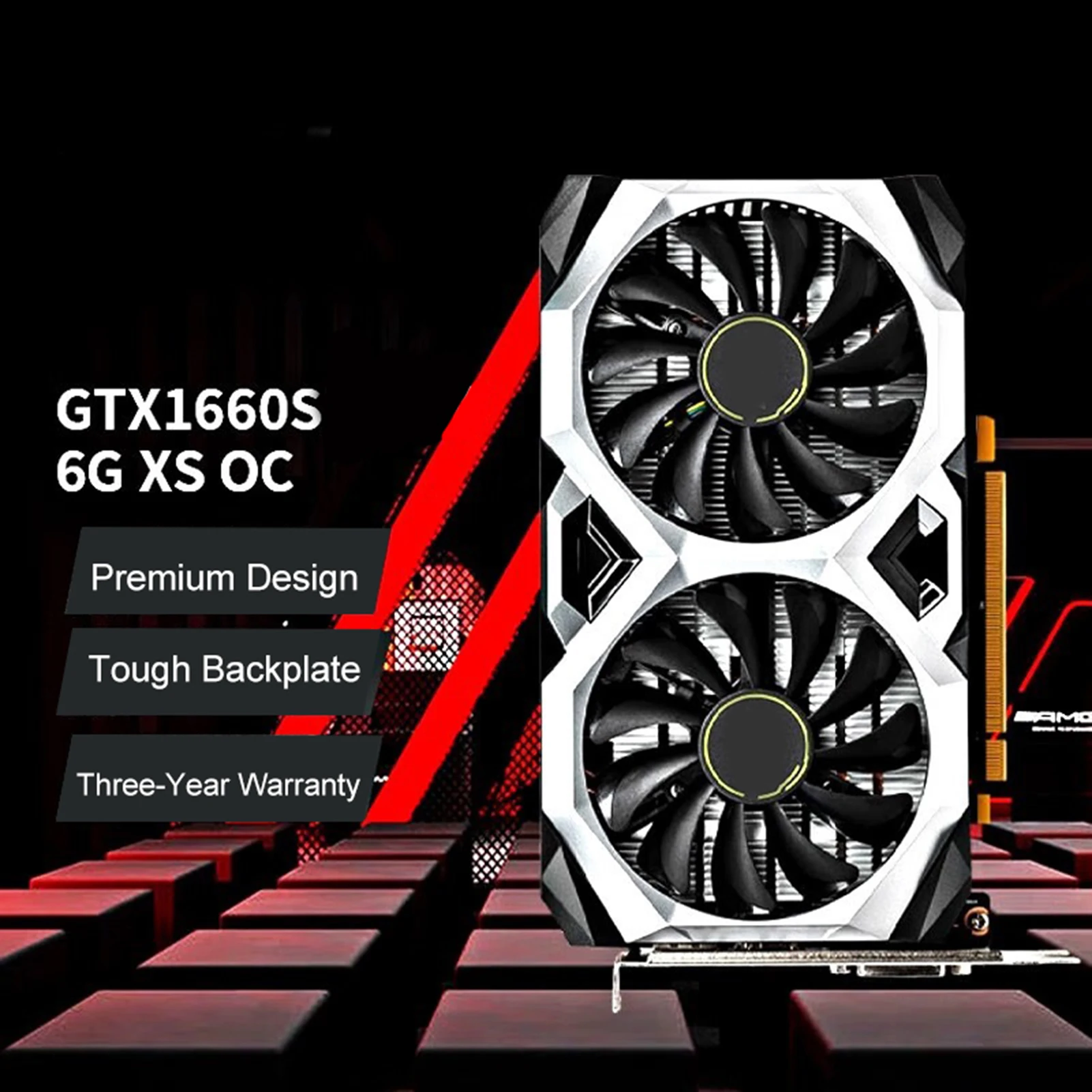 Modern graphics card for gaming pc Graphics Card 6GB GDDR6 192 Bit PCIEX16 3.0 Computer Gaming Graphics Card for PC