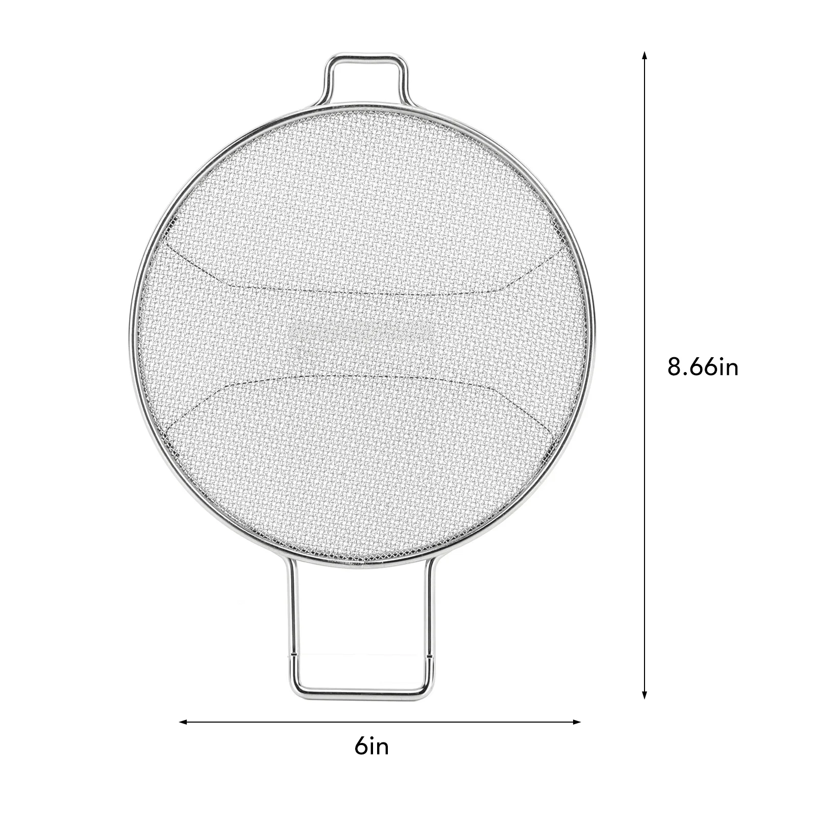 Detachable Stainless Steel Splatter Splatter Screen Oil Proofing Lid Replacement for Foodi IG651 Fryer Accessories