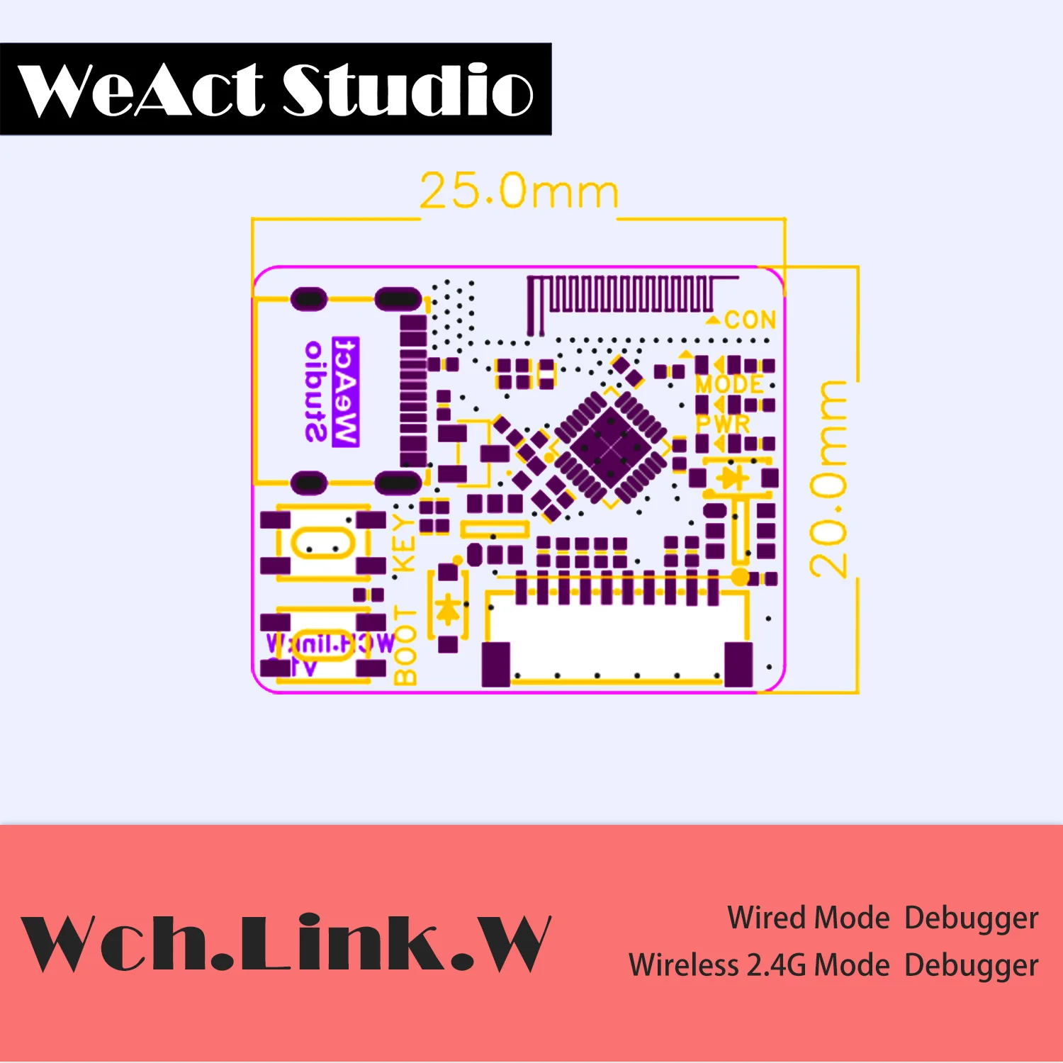 Dual Mode Wired/Wireless Debugger with RISC-V Architecture for MCU SWD/JTAG Interface
