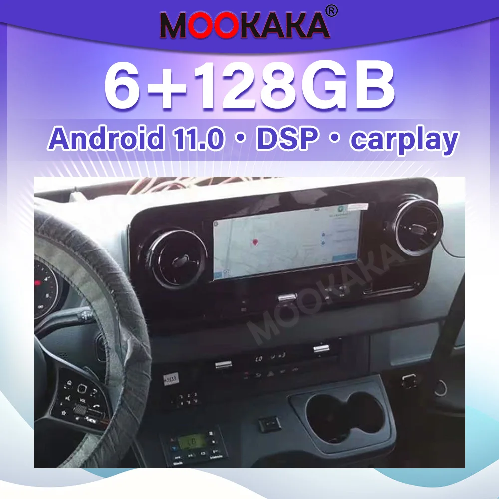

Автомагнитола для Benz Sprinter 128-2016, 6 + 2020 ГБ, Android 11, PX6