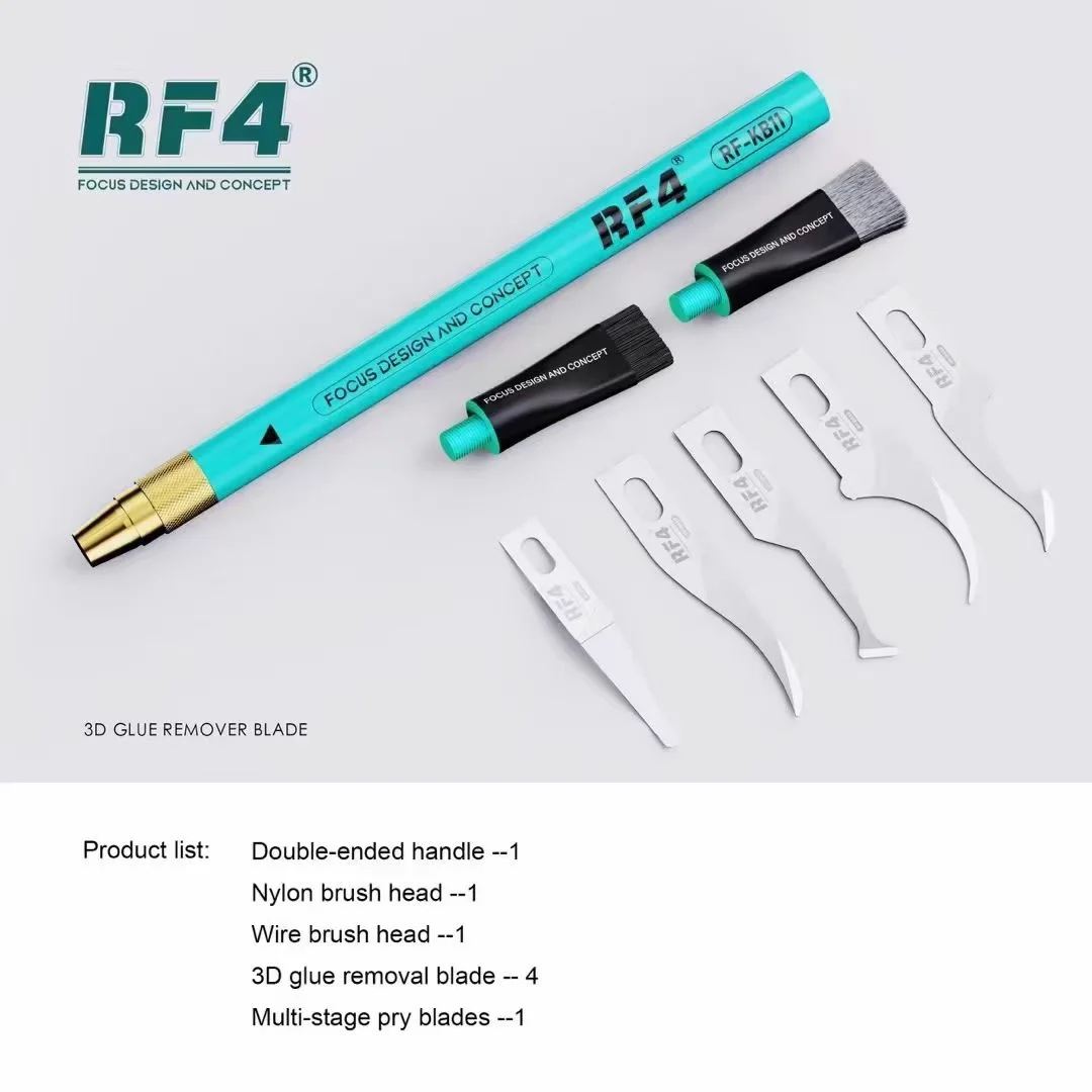 

Трехмерное лезвие RF4 с чистящей щеткой для удаления ЦП и IC