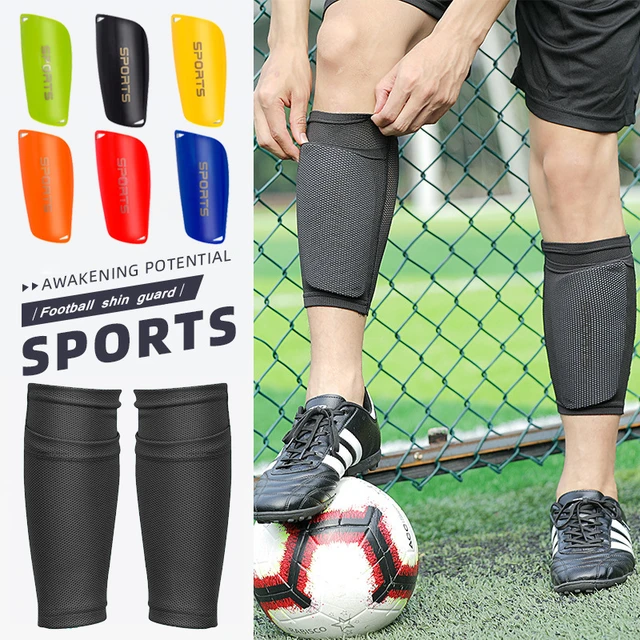 Protège-tibia de football pour adultes et enfants, sangles perforées,  protège-jambes, équipement de protection ultra-léger, sports de plein air,  1 paire - AliExpress