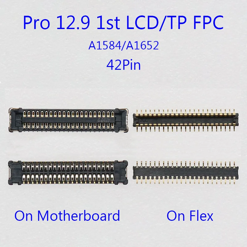 LCD displej dotek obrazovka FPC konektor pro ipad pro 10.5 první A1701 A1709 2nd A2152 A2153 pro12.9 A1584 A1562 A1670 A1671