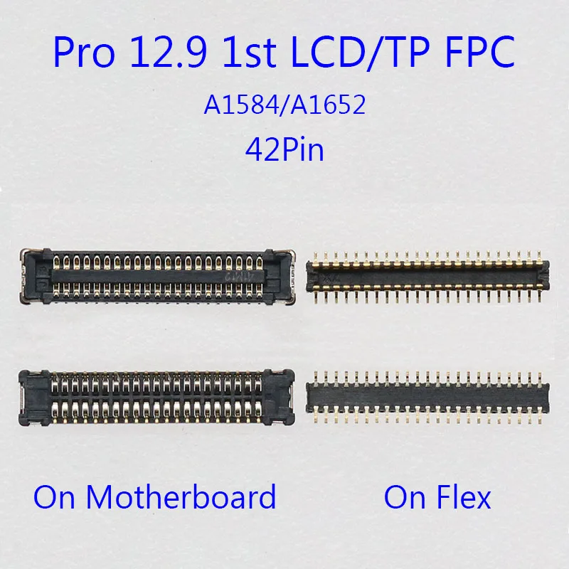 Wyświetlacz LCD ekran dotykowy złącze FPC dla iPad Pro 10.5 1st A1701 A1709 2nd A2152 A2153 Pro12.9 A1584 A1562 A1670 A1671