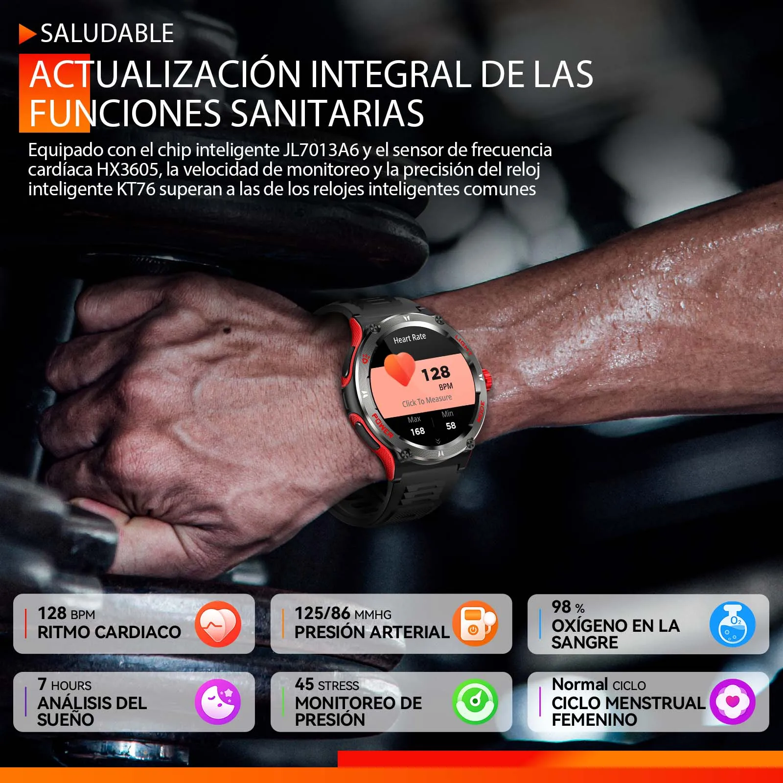 Relojes Inteligentes Relojes Con Sensor De Ritmo Cardiaco Ritmo