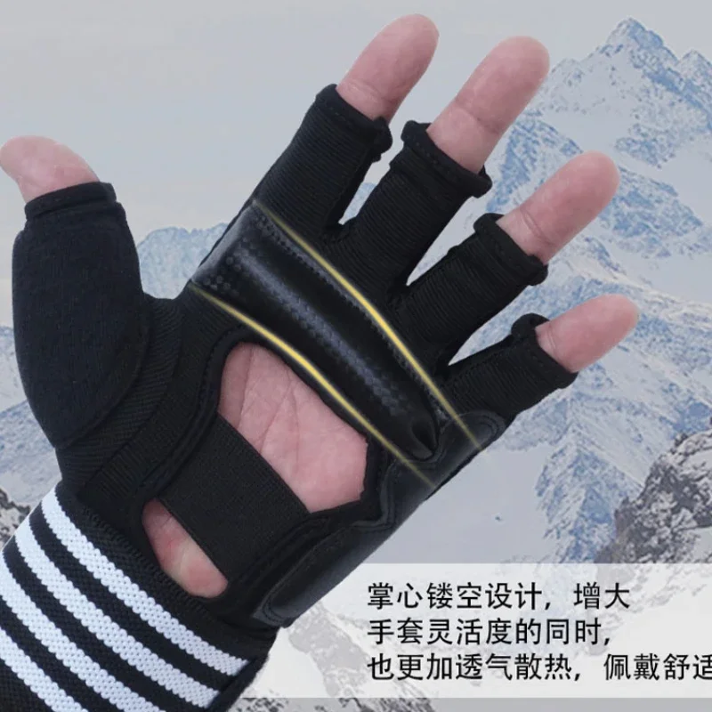 Sanda Boxing Gloves Fight Children Training Adult Punching Bag Professional Half Finger Gloves