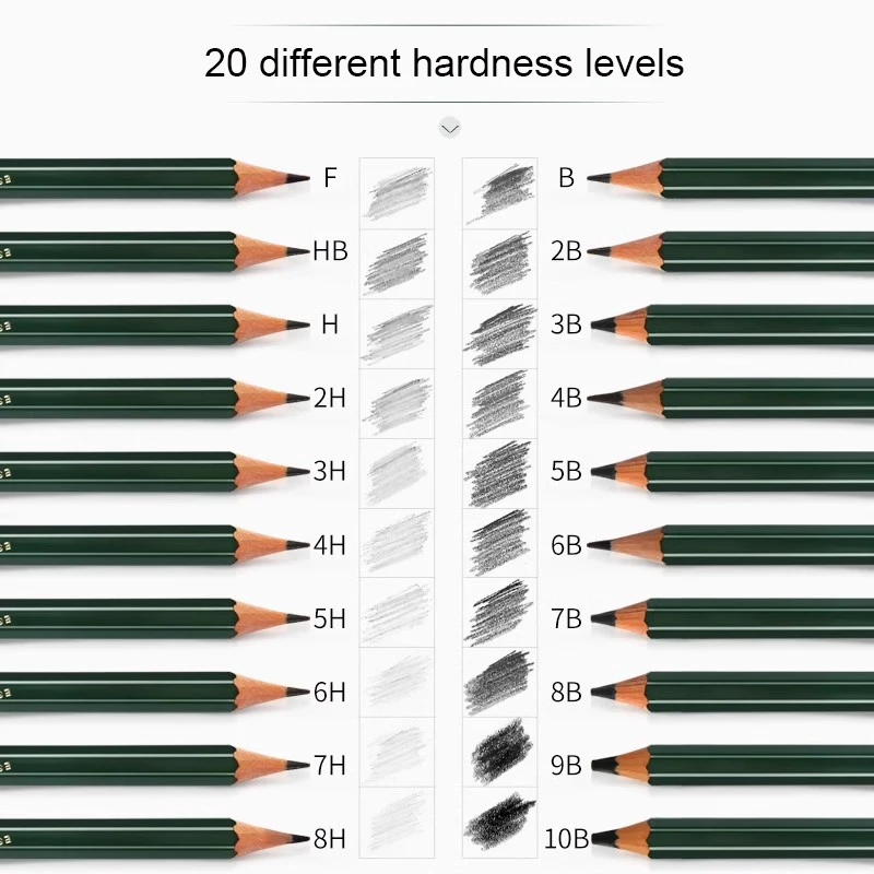 Japanese Stationery 12pcs Uni Sketch Pencil 9800 HB/14B/12B/2B/10B Professional Art Student Special Drawing Soft Carbon Stylo 4
