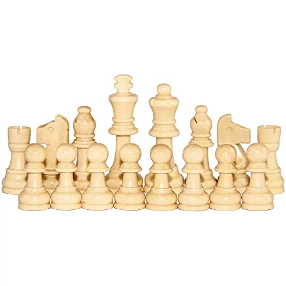 King Figures Chess Game Solid Wooden Chess Pieces 8CM/3.15in