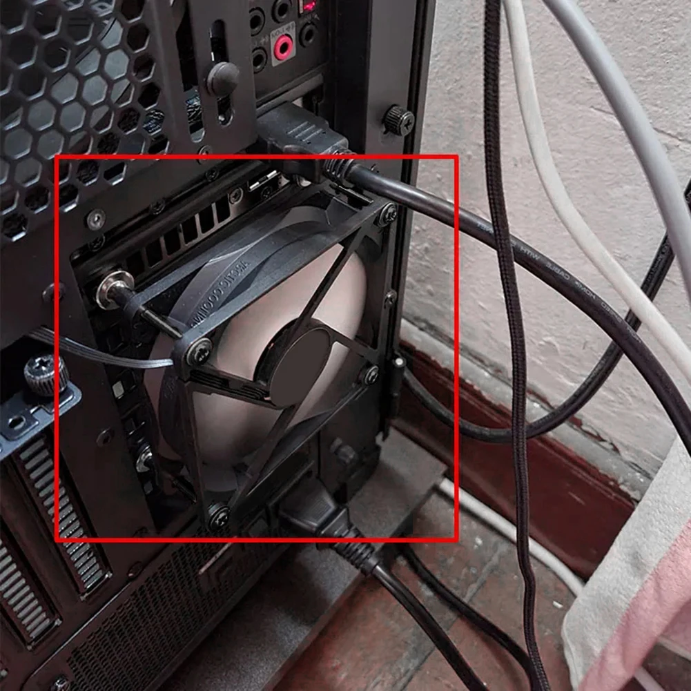 Strong Magnetic Attraction Screw Quiet Operation Computer Case Fan Screws Set Fixing Chassis Fan Magnetic Screw for PC Case Fan