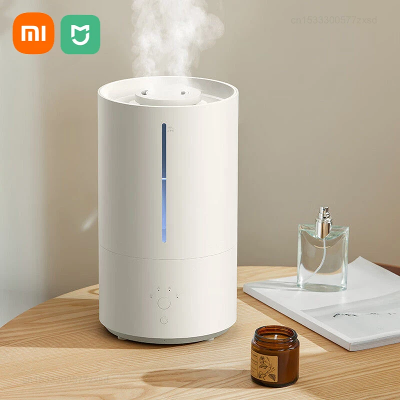 Умный увлажнитель воздуха Xiaomi Mijia 2, большая емкость для воды, Ультрафиолетовый увлажнитель с 99.9% стерилизацией для дома, бесшумный увлажнитель