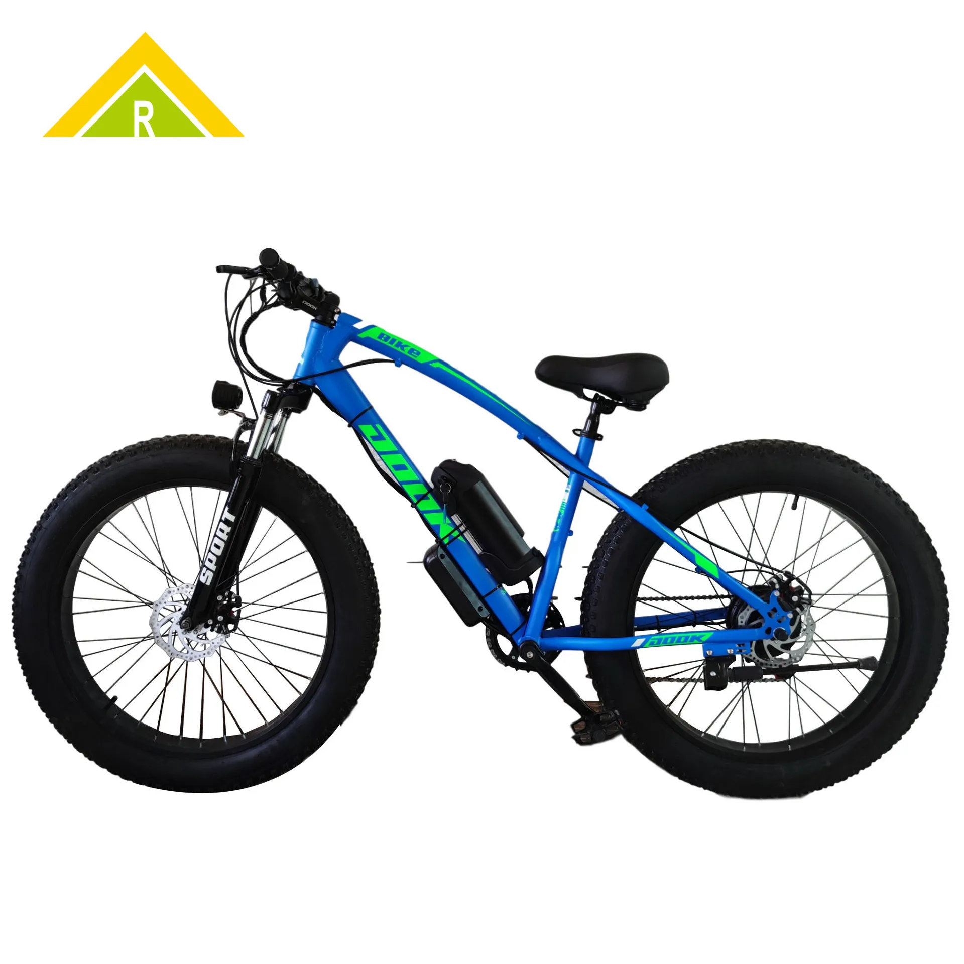 26-Inch Mountain Snow Bike Electric Lithium Fat Tire Electric Mountain Bicycle