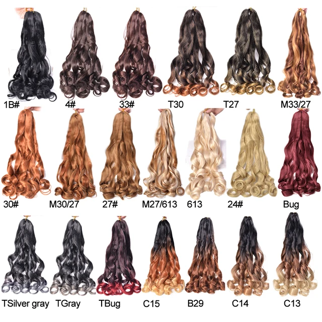 14 18 22 Inch Synthetic French Curly Crochet Braids – Misthere K. - All  rights reserved