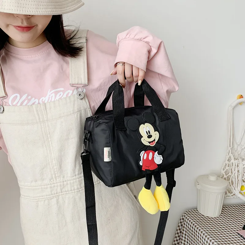 

Многофункциональная сумка через плечо Disney black Mickey, сумка для покупок на открытом воздухе, подарок для девушки