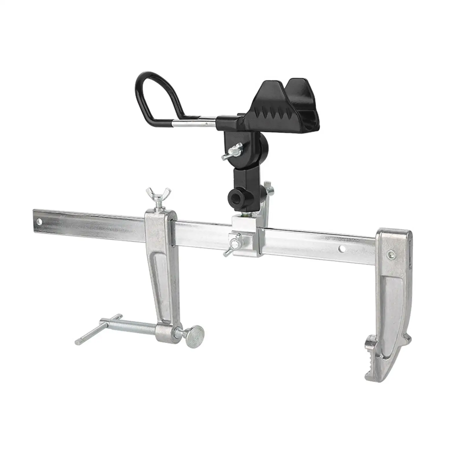 Fishing Rod Stand Practical Large Clamp Sturdy Easy Installation Fishing Device for Ice Freshwater Saltwater Canoe Dock fishing rod support