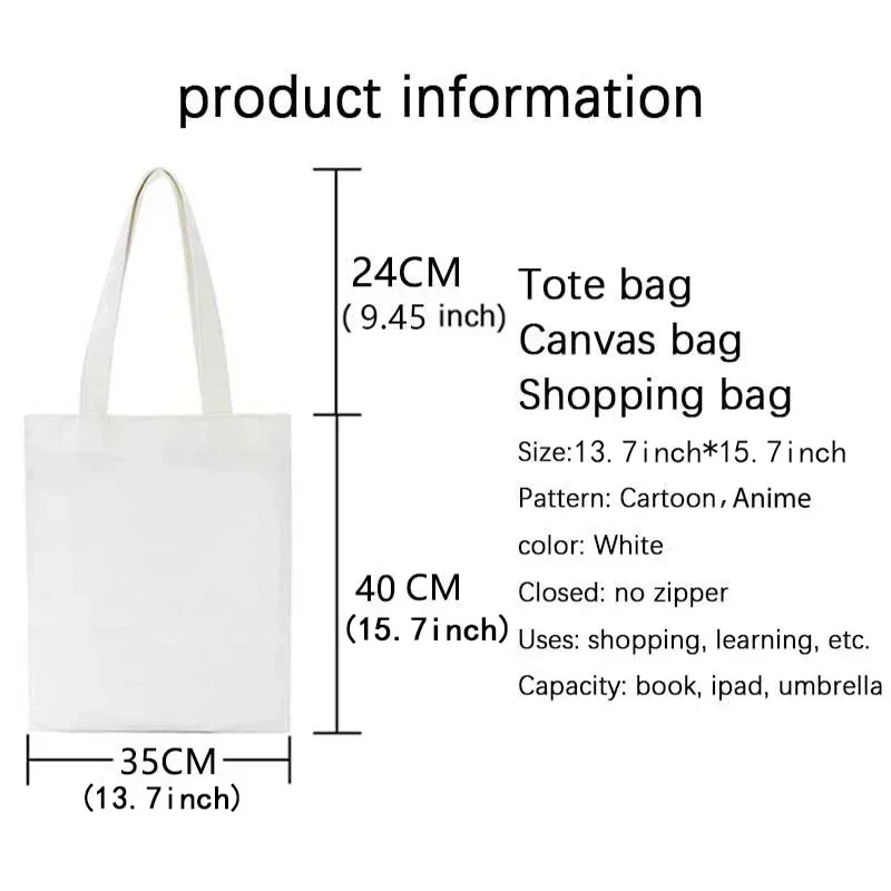 Lilo Stitch Cartoon Canvas Bag Female Canvas Bag Student Backpack Shoulder Bag Large Capacity Casual Shopping Totes bag Ins 6