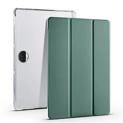 Elegante Trifold PU Leren Tabletcase met Penhouder en Zachte Achtersteun