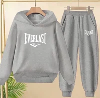 Nouveaux ensembles de survêtements pour enfants printemps-automne, 3-12 ans, garçons et filles, sweat-shirts et pantalons décontractés de sport, 2 pièces, vêtements pour enfants 1