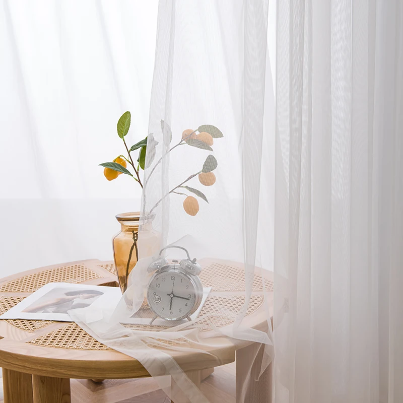 Sheer Vorhänge In Verschiedenen Größen & Modellen – Transparente Gardinen Für Fenster, Türen & Haustüren, Einfache Montage