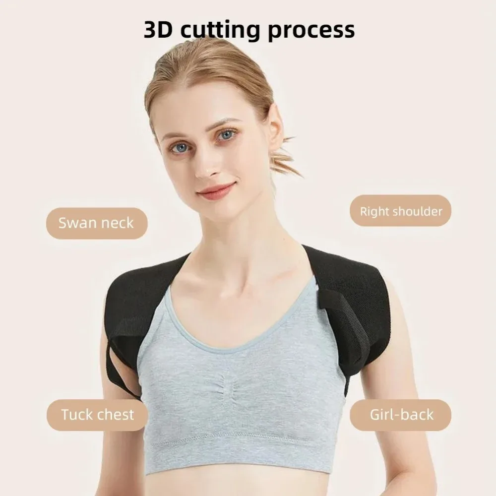Adjustable Back Shoulder Posture Corrector Belt Clavicle Spine Support Reshape Your Body Home Office Sport Upper Back Neck Brace