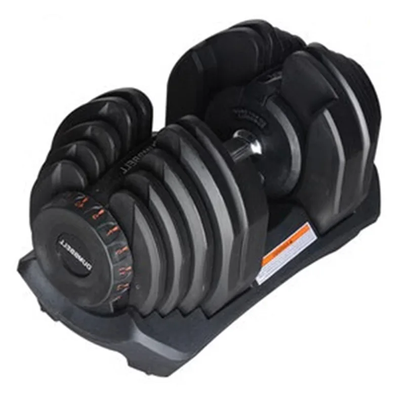 Adjustable Dumbbell 24KG/40KG Dumbbell Set with Tray for Workout Strength Training Fitness
