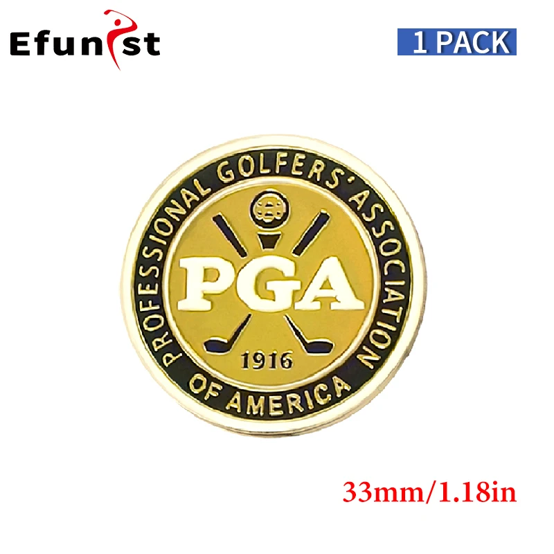 Elegant Alloy Golf Ball Marker and Hat Clip - Stylish Golf Accessories