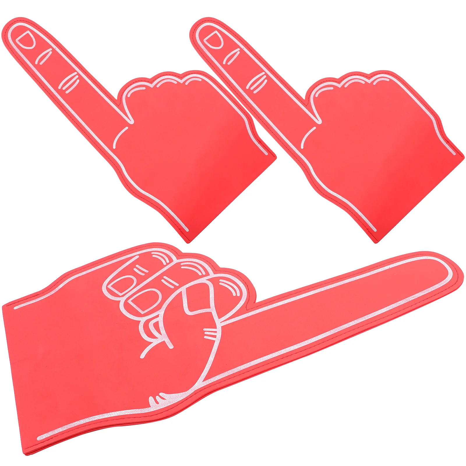 

Finger Foams Sportscheerleading Party Hand Favors Props Noisefingers Makers Cheerleader Number Events Cheer Football Poms Pom