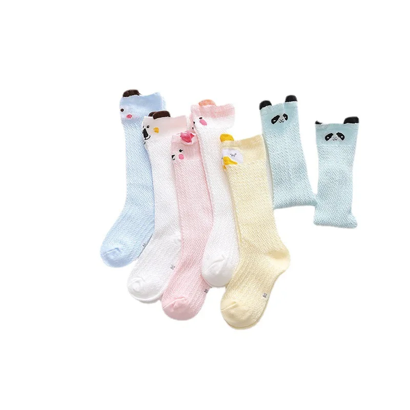 

Cotton Cartoon Baby Mosquito-proof Fishnet Stockings Breathable Stockings