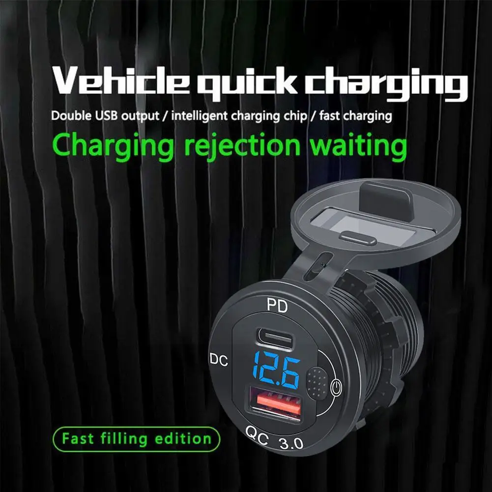˷̴ ݼ QC3.0  USB ڵ  а   ġ,     Y9V9, 36W, 12 V, 24V