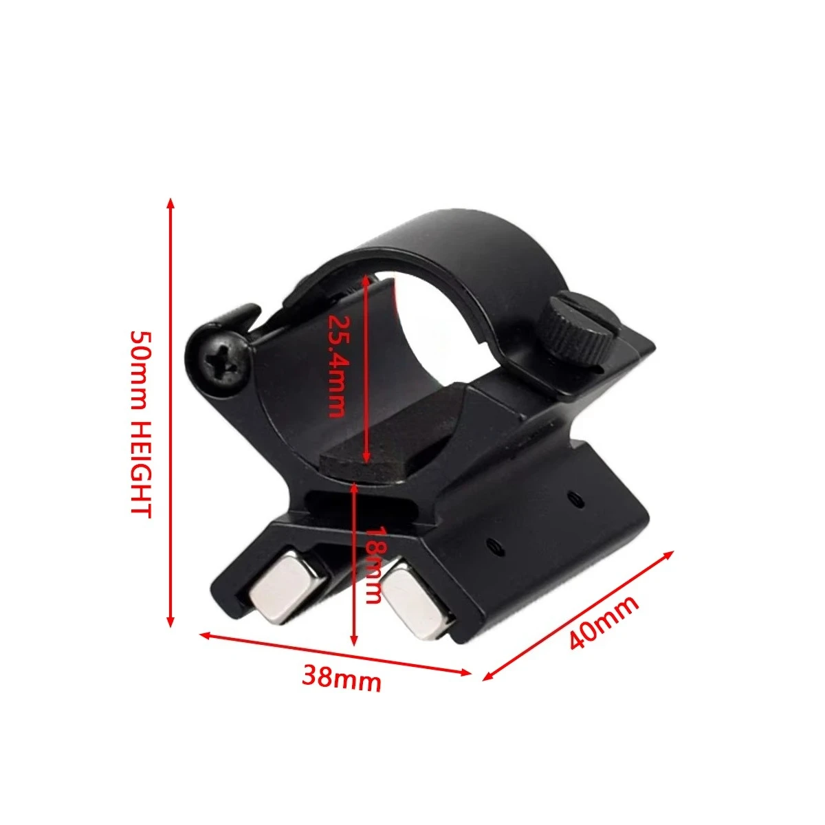 Rifle Scope Mount Scope Mount Adapter Flashlight Scope Mount Weapon Flashlight Mount Flashlight Mount Magnetic Concealment Mount Magnetic Scope Gun Mount Magnet Flashlights Mount Strong X Holder Led Riflescope Laser Torch Lanterna Bracket Bike Hunting