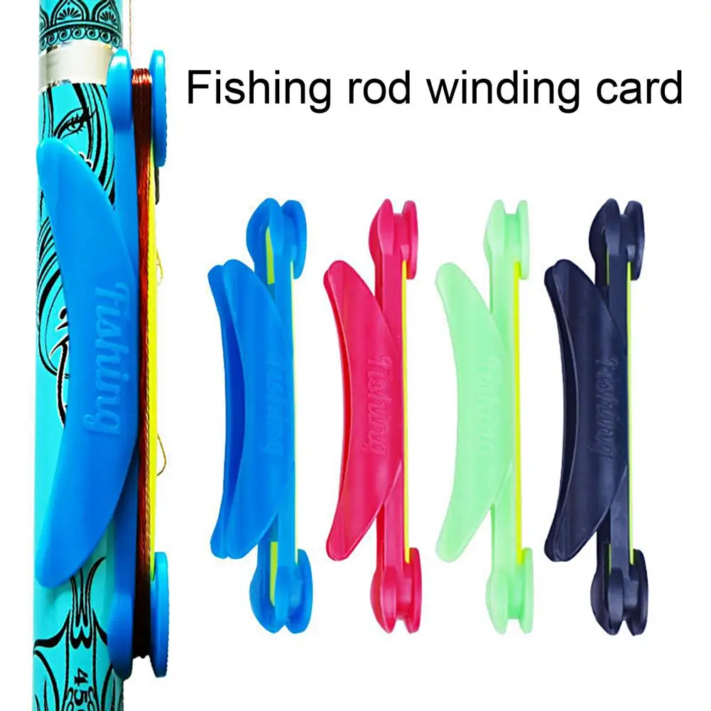 

New Fishing Coiling Card Can Be Reused Not Hurt Line Wire Board Hand Pole Plate Winding Wrapped Line Container Fishing Tackle