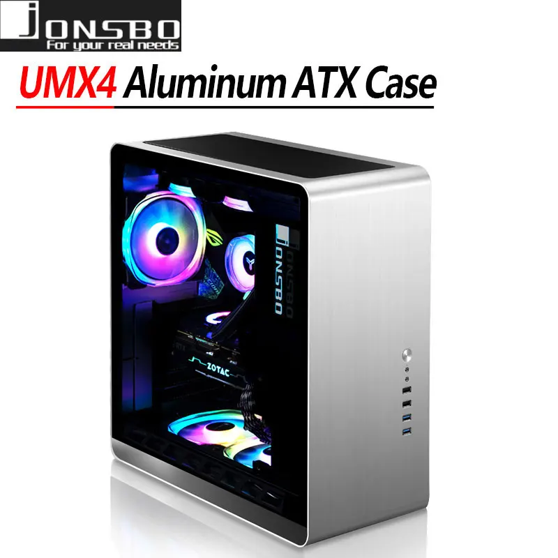 Jonsbo Case Medio Torre ATX UMX4 con Pannello in