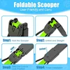 Long Handle Jaw Clamp Poop Scooper Heavy Duty Pet Waste Grabber Foldable Portable for Dogs Puppies Cats No Bend Tool 6
