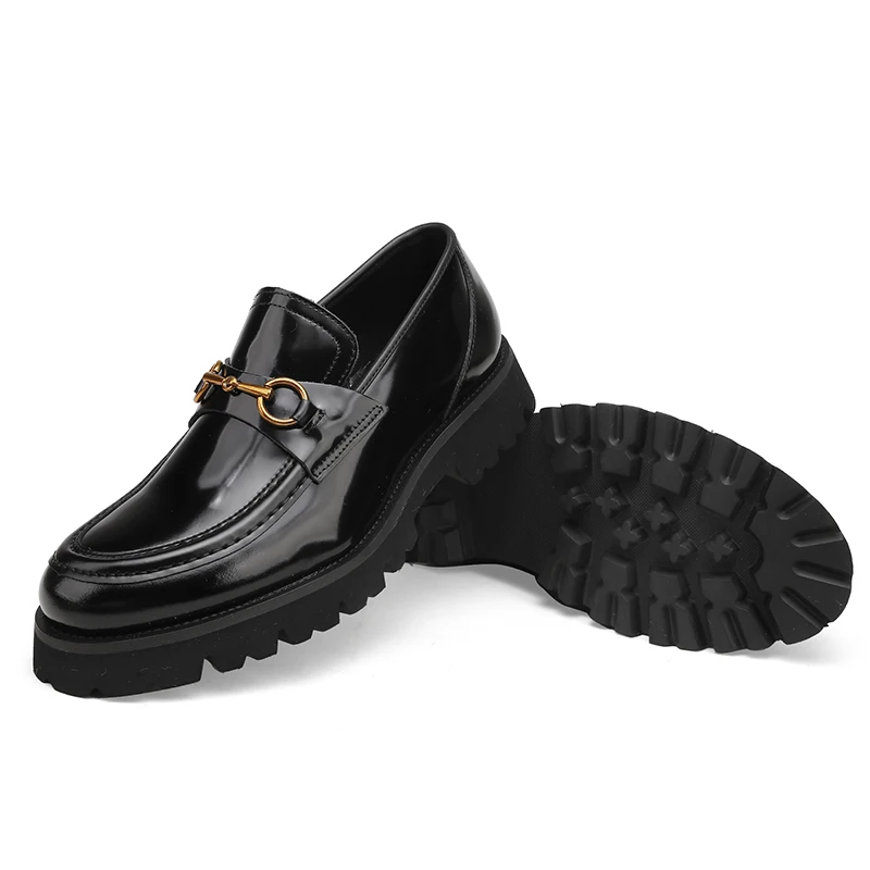 Men's shoes, business shoes men, foot cover, buckle, leather build, formal wear, love, European version, work wear
