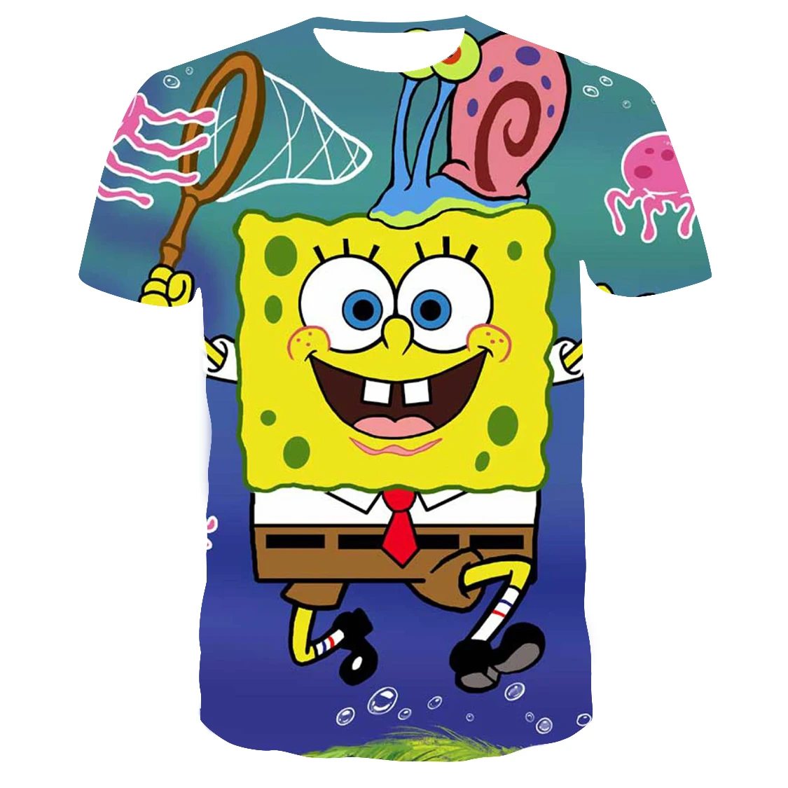 Potdemiel SpongeBob  Ƽ, ϶ O  , ī  Ƽ, ҳ ҳ Ƽ, 3D Ʈ